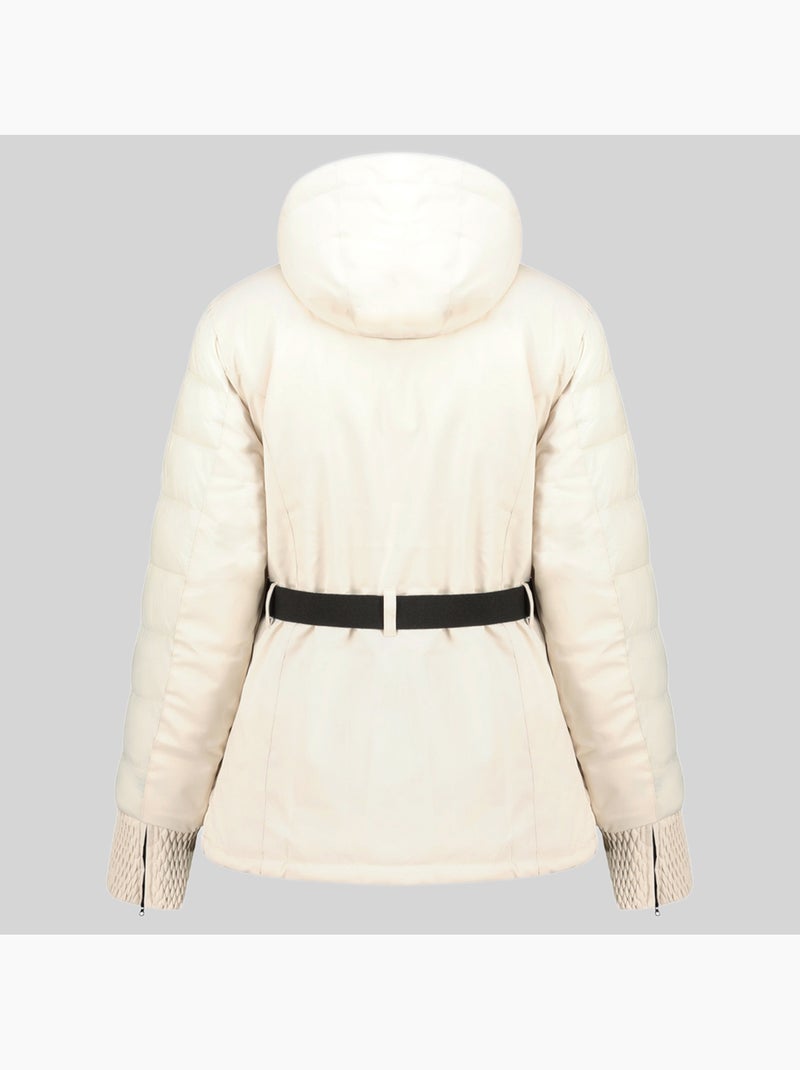 Casaco de esqui com capuz wolita – geographical norway Branco sujo - Kiabi