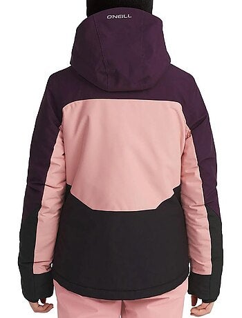 Casaco de Esqui Feminino O'Neill Carbonite Bordeaux/Rosa