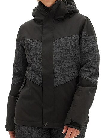 Casaco de Esqui Feminino O'Neill Coral Preto/Cinzento