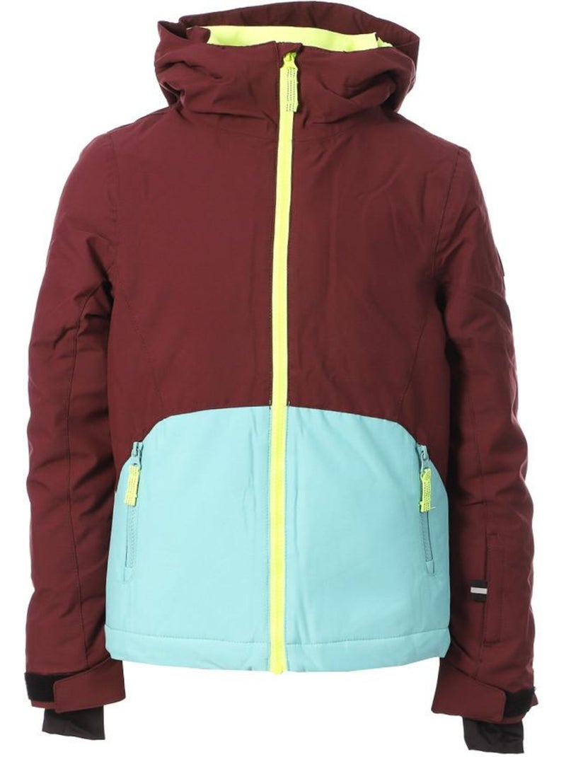 Casaco de esqui o'neill arsenite para menina turquesa/bordô Azul-turquesa - Kiabi