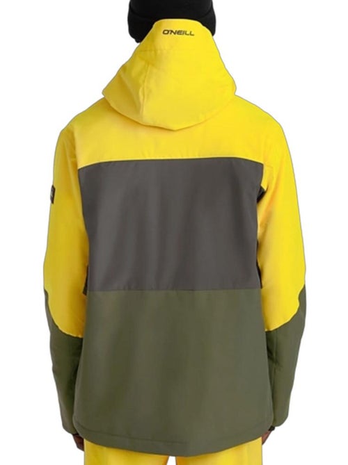 Casaco de esqui o'neill carbonite para homem amarelo/caqui - Kiabi