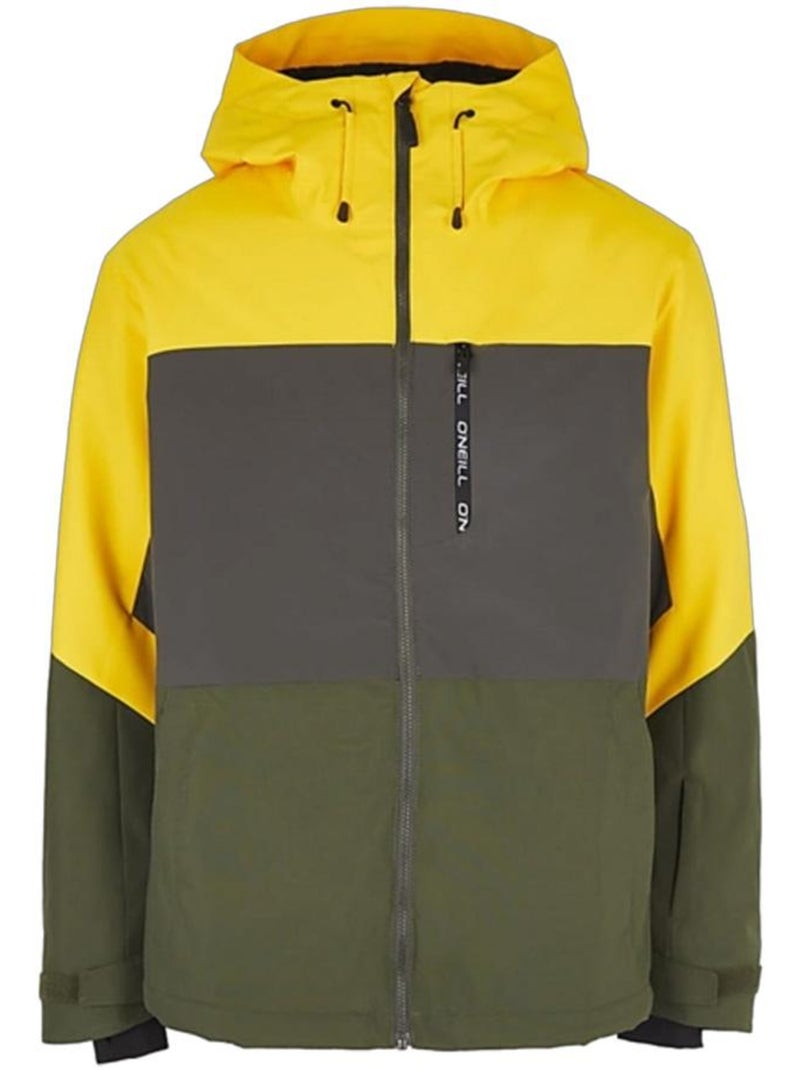 Casaco de Esqui O'Neill Carbonite para Homem Amarelo/Caqui Amarelo - Kiabi