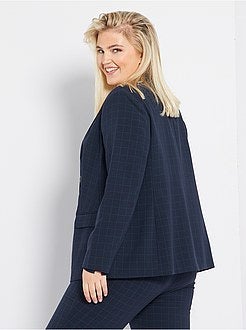 Casaco de fato aos quadrados - Kiabi