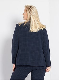 Casaco de fato aos quadrados - Kiabi