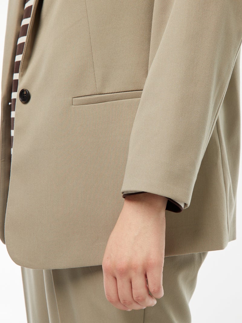 Casaco de fato comprido Verde - Kiabi