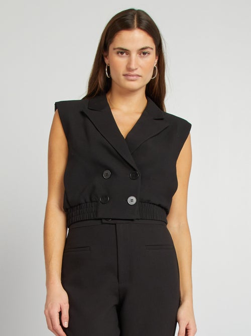 Casaco de fato crop - Kiabi