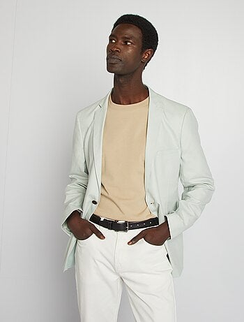 Casaco de fato de corte justo/slim fit