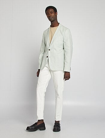 Casaco de fato de corte justo/slim fit