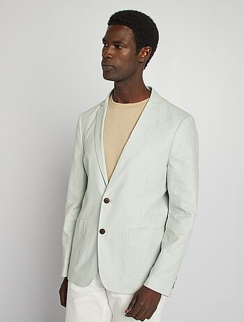 Casaco de fato de corte justo/slim fit