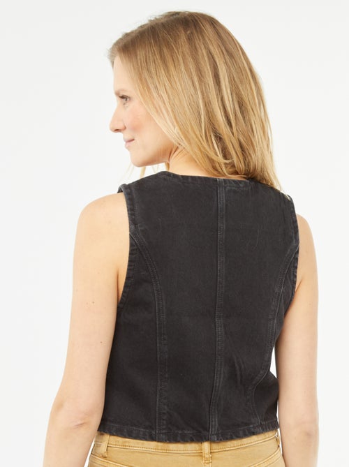 Casaco de fato de ganga - Kiabi