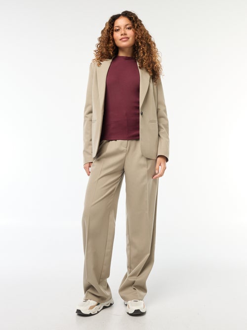 Casaco de fato de manga comprida - Kiabi