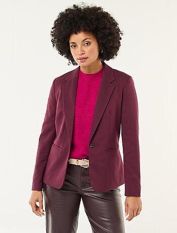 Casaco de fato de manga comprida