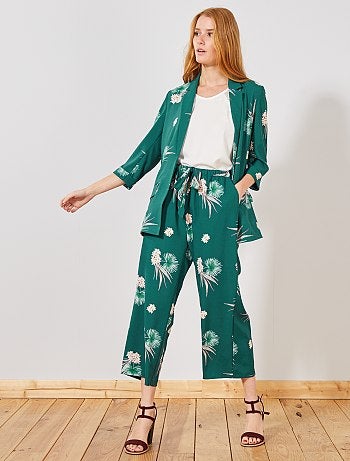 Casaco de fato florido - Kiabi