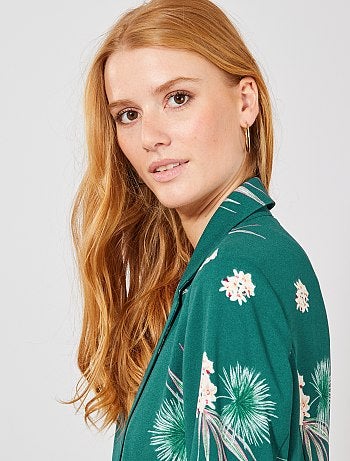 Casaco de fato florido - Kiabi