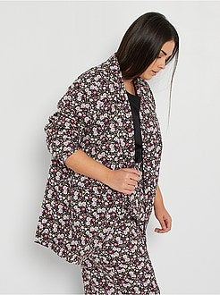 Casaco de fato florido - Kiabi