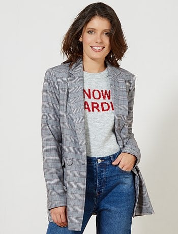 Casaco de fato 'Príncipe de Gales' - Kiabi