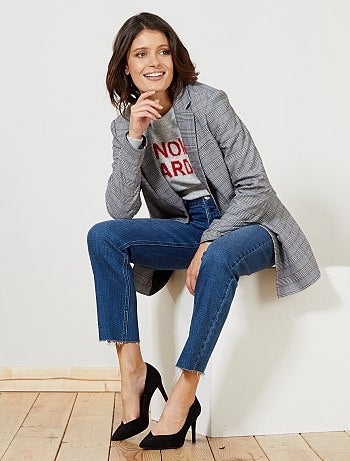 Casaco de fato 'Príncipe de Gales' - Kiabi