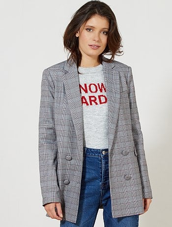 Casaco de fato 'Príncipe de Gales' - Kiabi