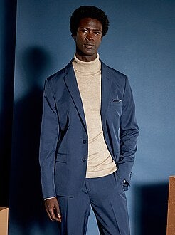 Casaco de fato regular em twill - Kiabi