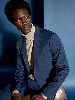 Casaco de fato regular em twill - Kiabi