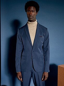 Casaco de fato regular em twill - Kiabi