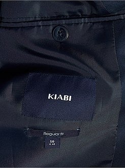Casaco de fato regular em twill - Kiabi