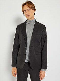 Casaco de fato regular em twill - Kiabi