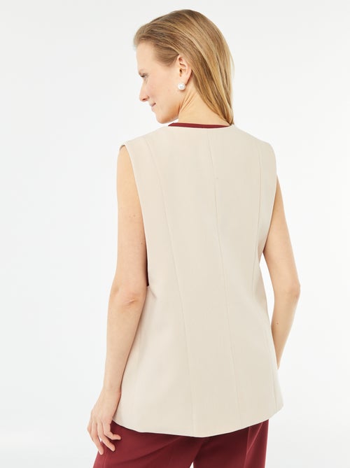 Casaco de fato sem mangas - Kiabi