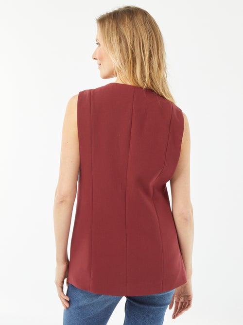 Casaco de fato sem mangas - Kiabi