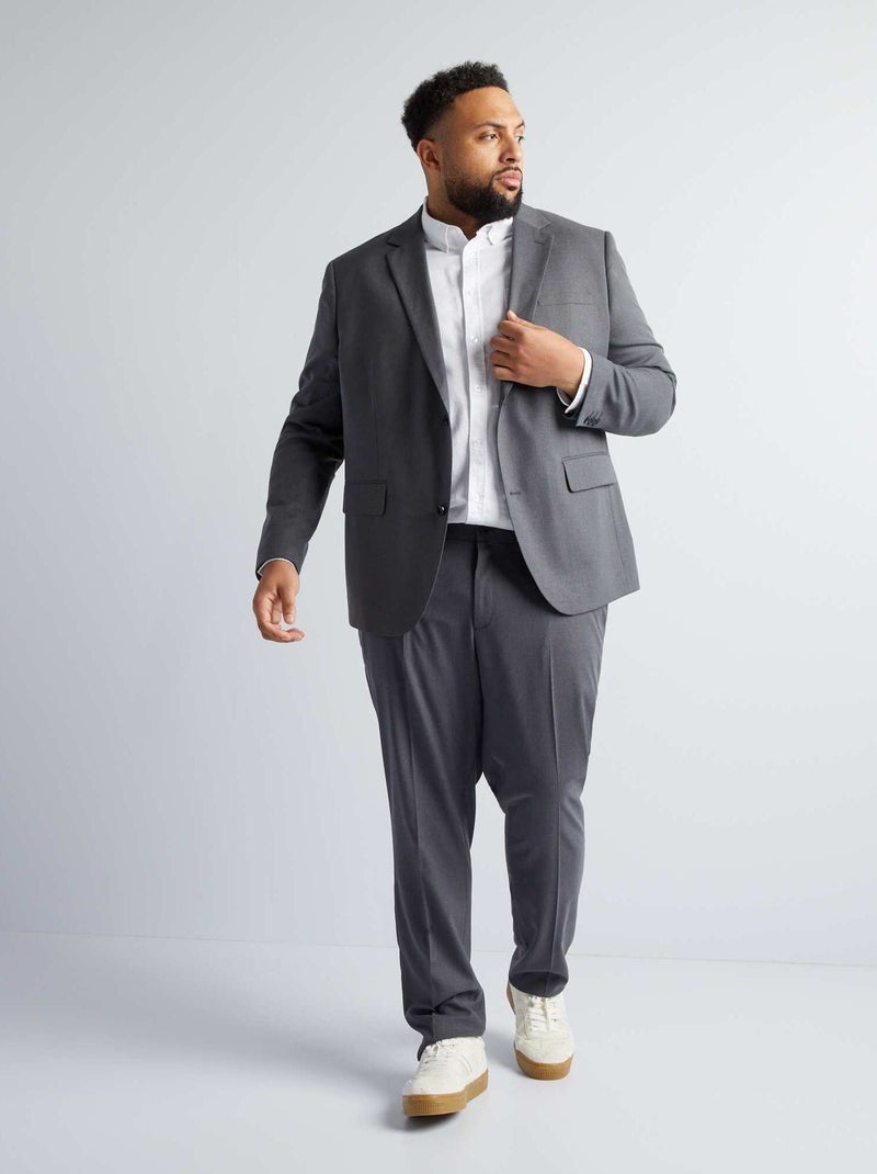 Casaco de fato slim CINZA - Kiabi