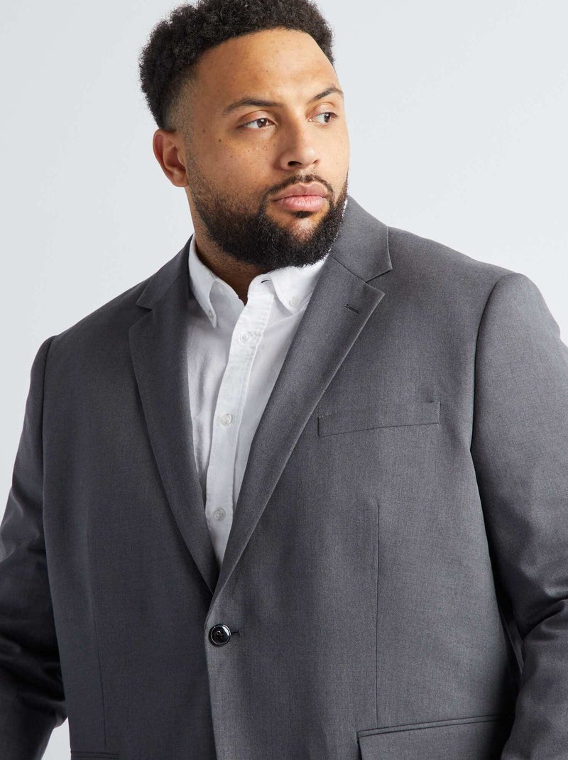 Casaco de fato slim CINZA - Kiabi