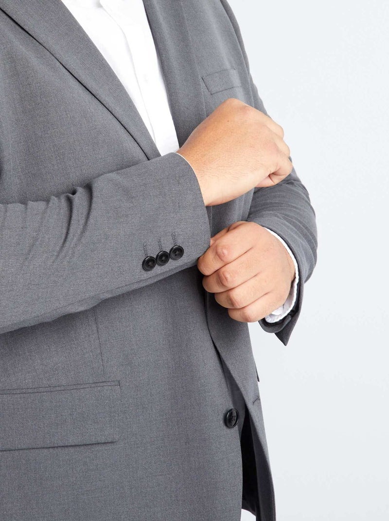 Casaco de fato slim CINZA - Kiabi