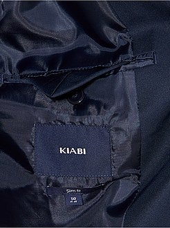 Casaco de fato slim em twill - Kiabi