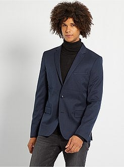 Casaco de fato slim em twill - Kiabi