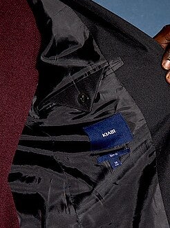 Casaco de fato slim em twill - Kiabi