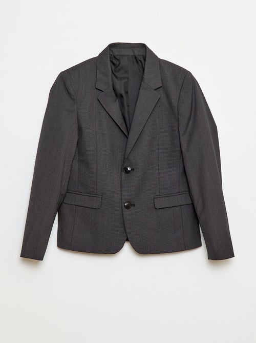 Casaco de fato slim fit liso - Kiabi