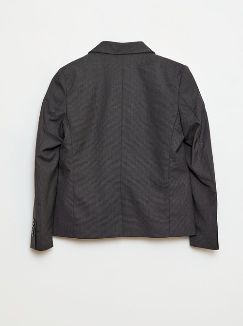 Casaco de fato slim fit liso - Kiabi