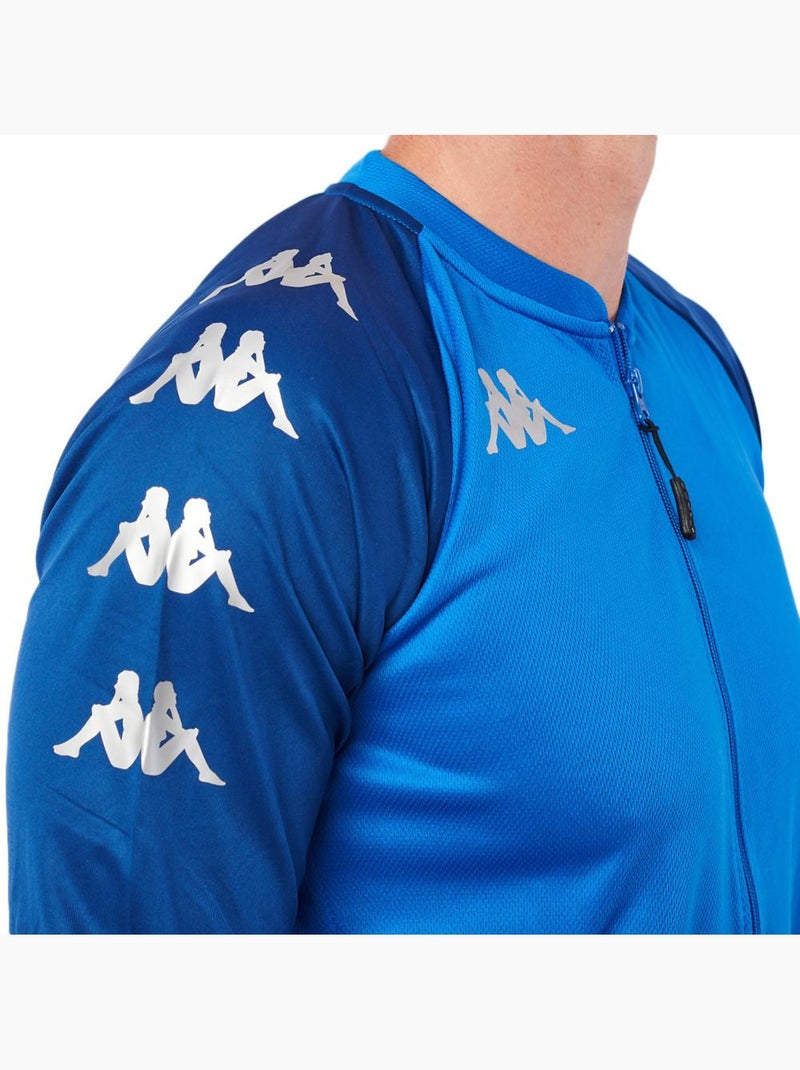 Casaco de futebol kappa verone para homem azul/azul escuro Azul Azul-marinho Branco - Kiabi