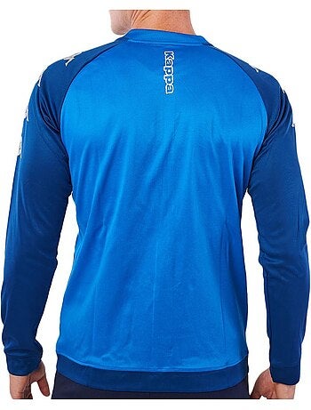 Casaco de futebol kappa verone para homem azul/azul escuro