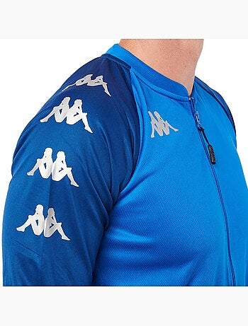 Casaco de futebol kappa verone para homem azul/azul escuro