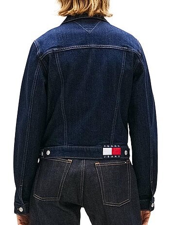 Casaco de Ganga Azul Clássico de Mulher Tommy Hilfiger