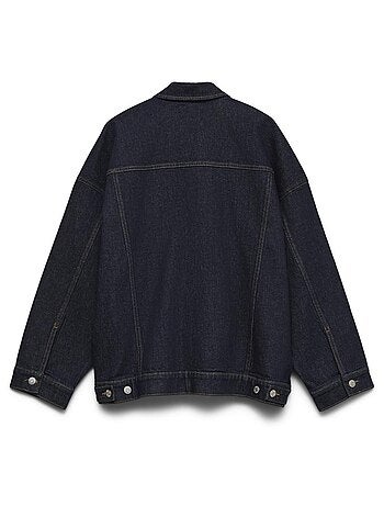 Casaco de Ganga Azul Escuro para Mulher Vero Moda Curve Tessa