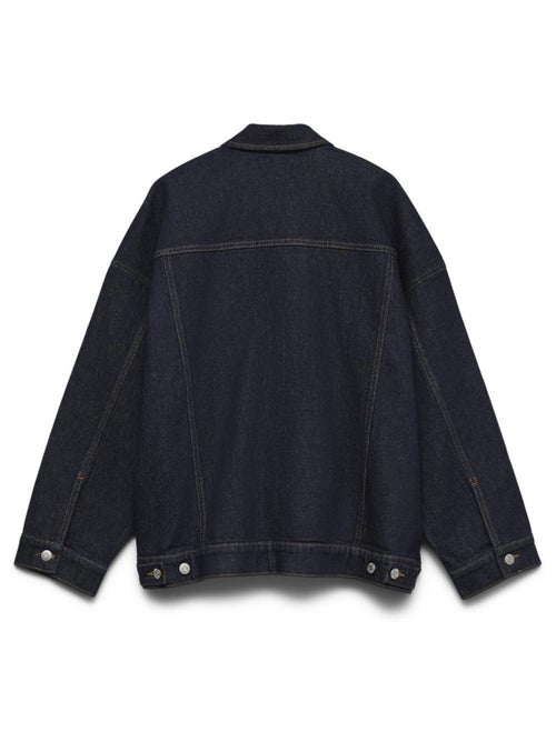 Casaco de Ganga Azul Escuro para Mulher Vero Moda Curve Tessa - Kiabi