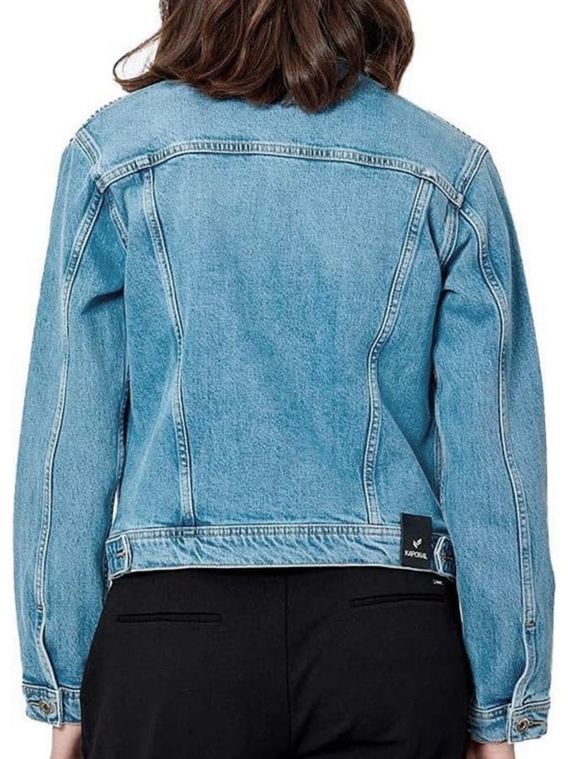 Casaco de Ganga Azul Feminino Kaporal NISTA Azul-jeans - Kiabi