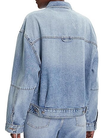Casaco de Ganga Azul para Mulher Calvin Klein Jeans