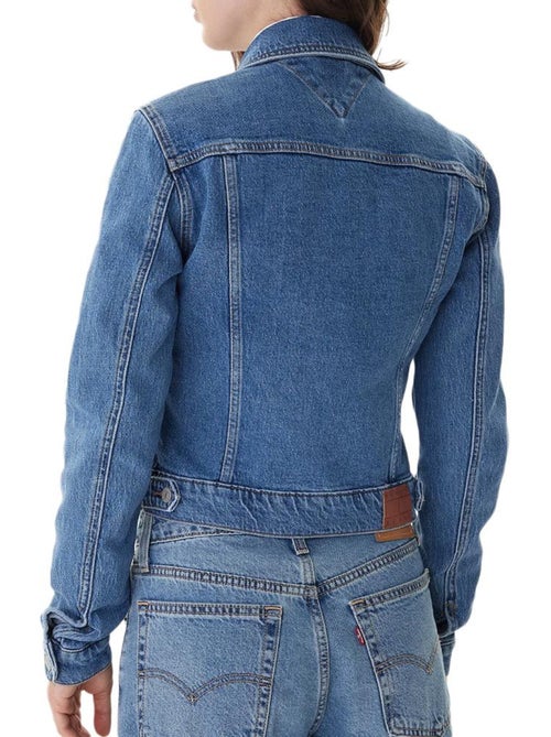 Casaco de Ganga Azul para Mulher Tommy Hilfiger Vivianne - Kiabi Casaco de Ganga Azul para Mulher Tommy Hilfiger Vivianne - Kiabi