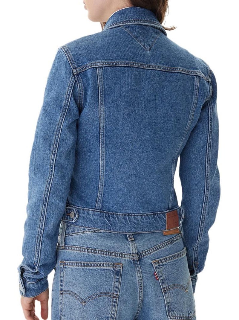 Casaco de Ganga Azul para Mulher Tommy Hilfiger Vivianne Azul - Kiabi