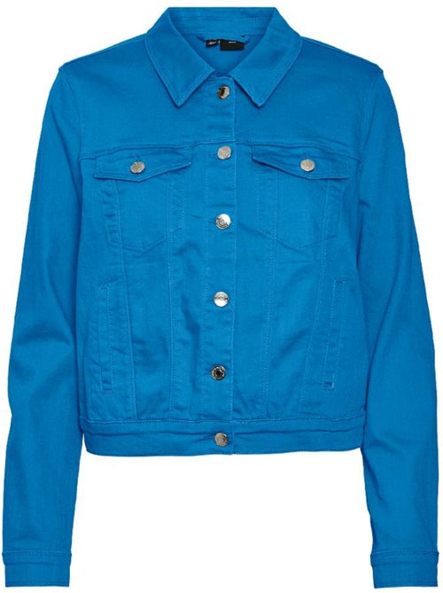 Casaco de Ganga Azul para Mulher VERO MODA Soya - Kiabi