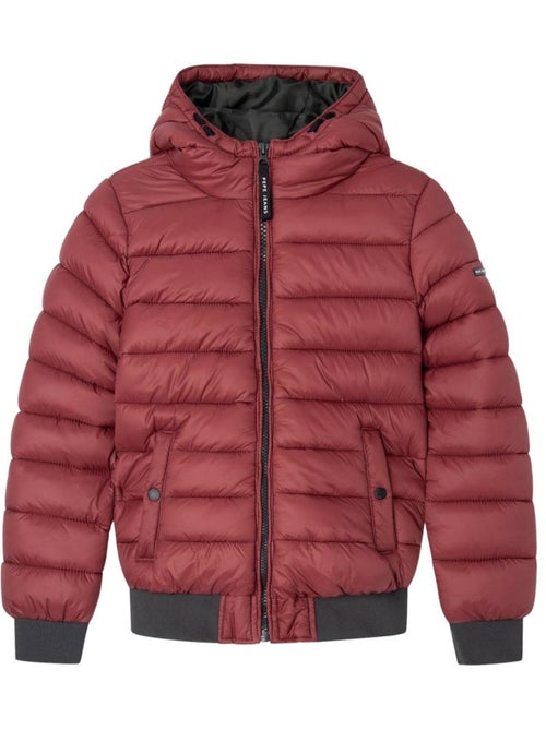 Casaco de Ganga Bordeaux para Menino Pepe Jeans Alexander - Kiabi Casaco de Ganga Bordeaux para Menino Pepe Jeans Alexander - Kiabi