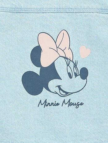 Casaco de ganga com estampado 'Minnie'